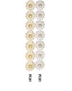 Sirag perle flori de plastic jumatati - imagine 2