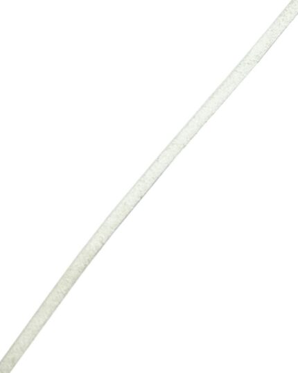 snur imitatie de piele 3mm - SP1-alb