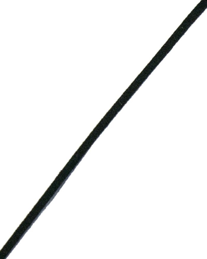 snur imitatie de piele 3mm - SP10-negru - imagine 1