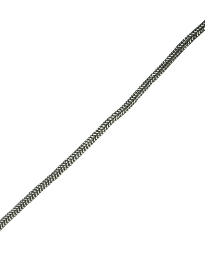 snur poliester; sfoara poliester; cordon impletit Snur din poliester 3mm - S21-gri - imagine 1