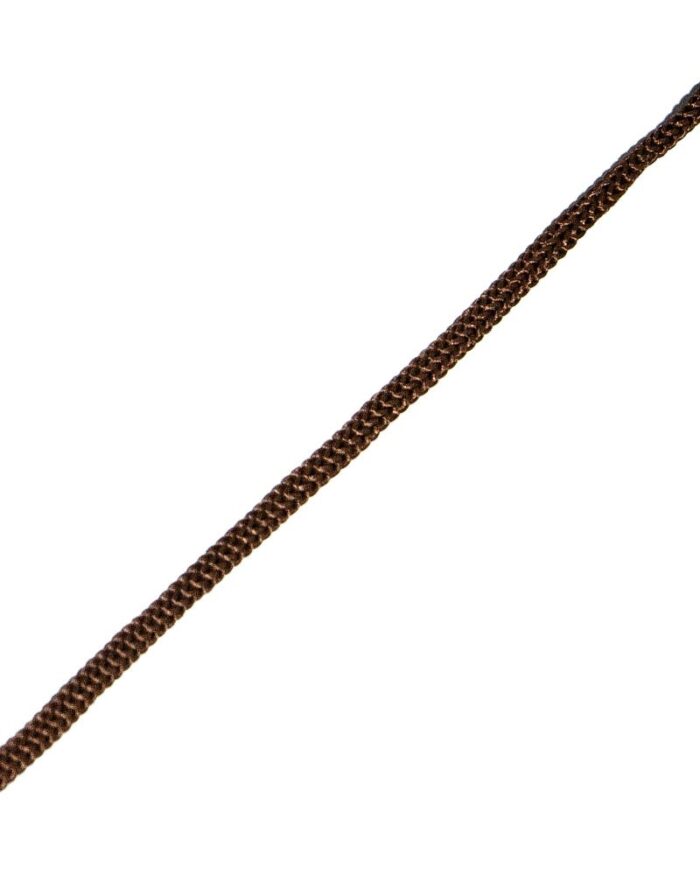 snur poliester; sfoara poliester; cordon impletit Snur din poliester 3mm - S25-maro - imagine 1