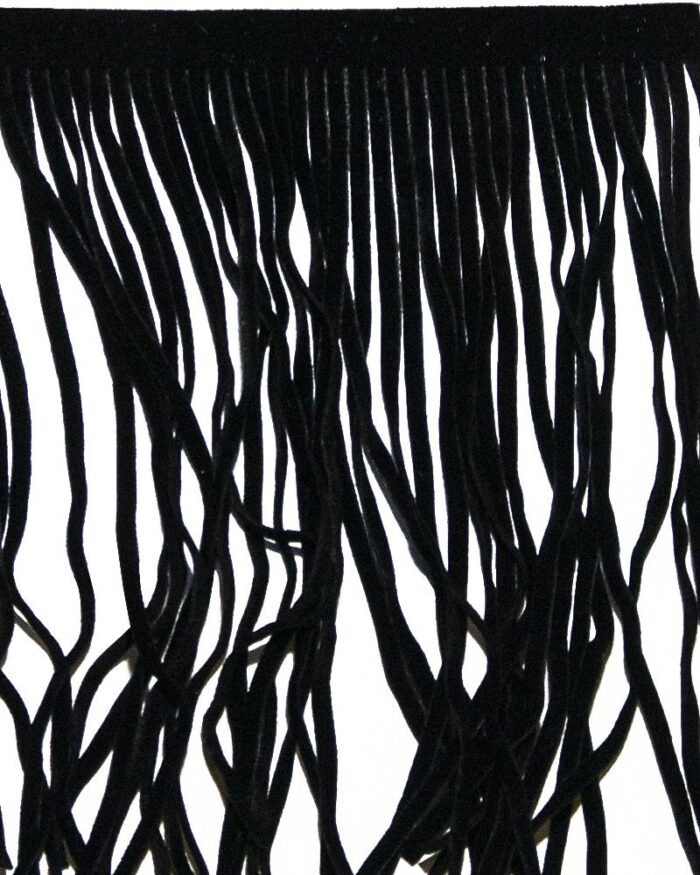 Franjuri imitatie de piele intoarsa 15 cm - imagine 2