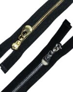Fermoar de metal detasabil TIP5 este potrivit pentru cusut pe jachete, paltoane etc.