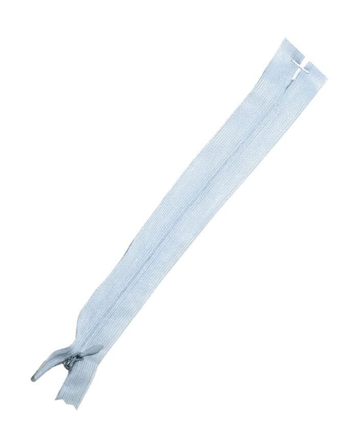 Fermoar ascuns 20 cm de plastic colorat Fermoar ascuns 20 cm - 30-albastru deschis - imagine 1