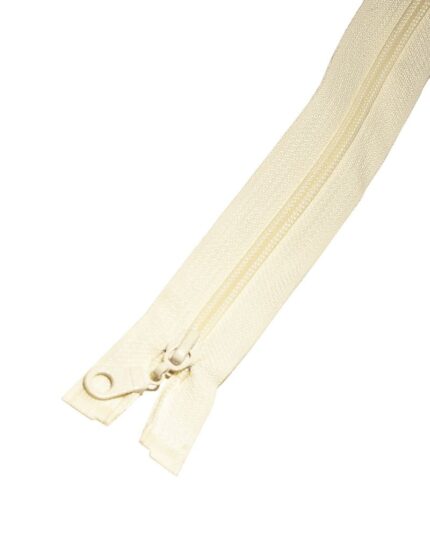 Fermoar de plastic detasabil TIP5 85cm (SPIRA) - Crem