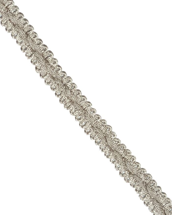 Dantela pasmanterie. Banda dantela; dantela din poliester cu snur Dantela din poliester cu snur 12mm - TR103-nude - imagine 1