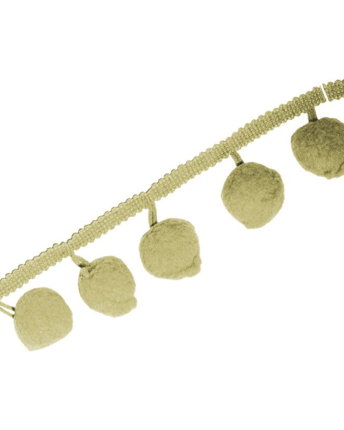 banda cu ciucuri; ciucuri pe banda; ciucuri 28 mm Banda cu ciucuri 35 mm - C203-maro-olive - imagine 1
