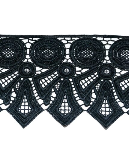Dantela pasmanterie. Banda dantela; dantela din bumbac DB700 125mm