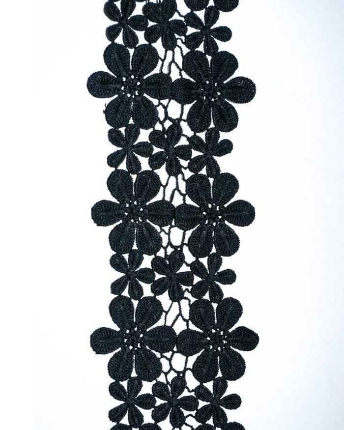 Dantela pasmanterie. Banda dantela; dantela din bumbac DB701 95mm