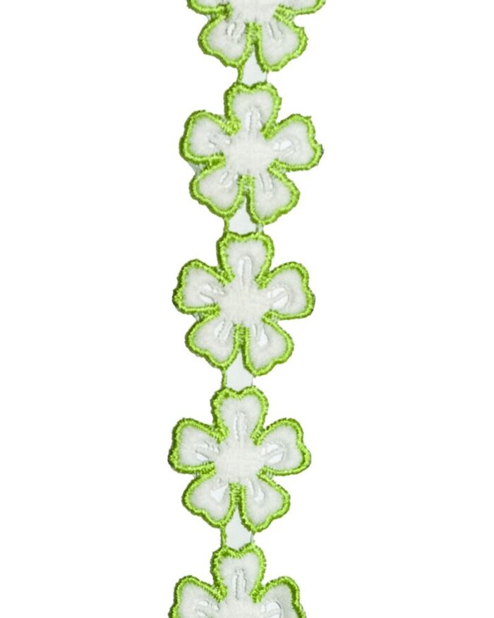 dantela-din-bumbac-cu-margine-de-poliester-32mm__FL112-verde dantela din bumbac cu margine de poliester - FL112-verde - imagine 1