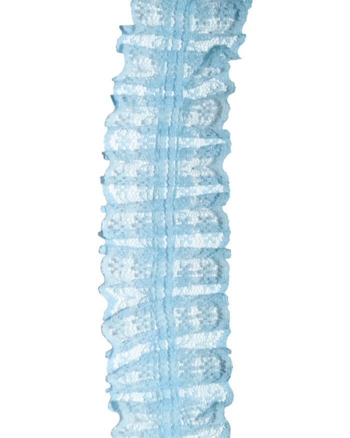 dantela organza 45mm - DCR16-albastru - imagine 1