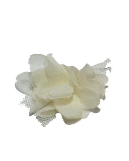 Dantela tulle cu organza 55mm - 102-alb-galbui