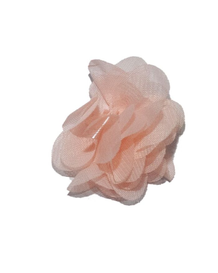 Dantela tulle cu organza 55mm - 104-roz-pal - imagine 1