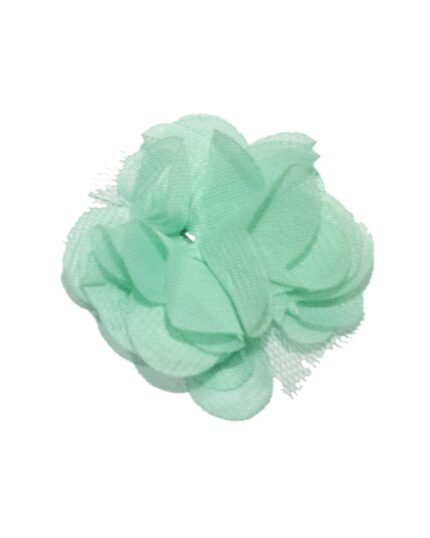 Dantela tulle cu organza 55mm - 117-menta