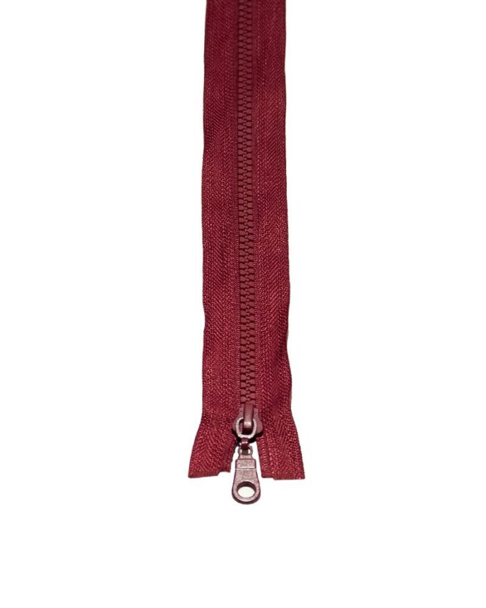 Fermoar de plastic detasabil TIP5 injectat 85 cm - rosu - imagine 1