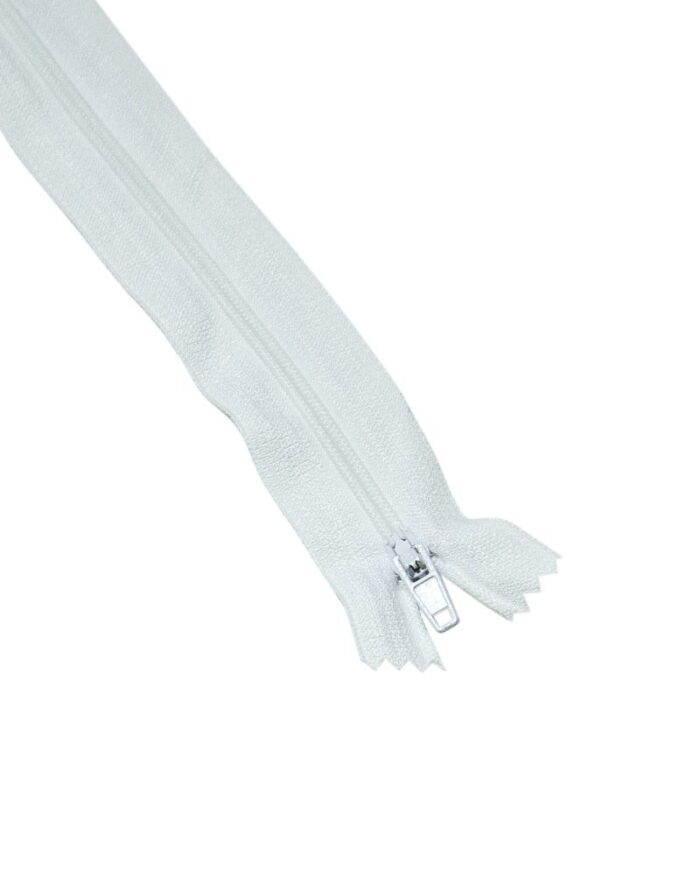 Fermoar de plastic fix TIP3 50 cm - ALB - imagine 1