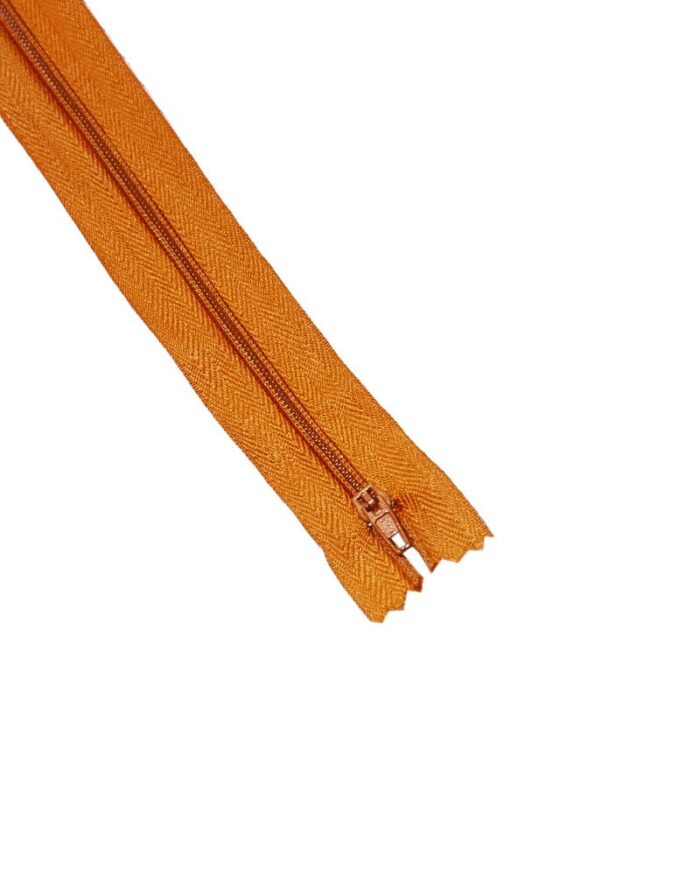 Fermoar de plastic fix TIP3 50 cm - PORTOCALIU - imagine 1