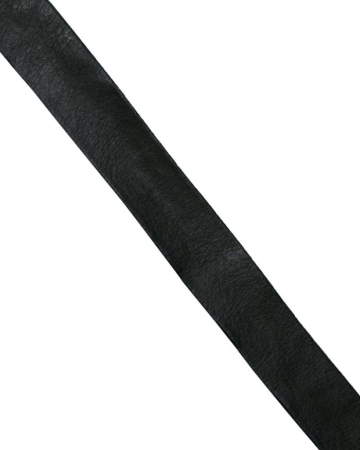 banda bias imitatie de piele; bie la rola; bias piele Banda bias imitatie de piele 15 mm - 215-negru - imagine 1
