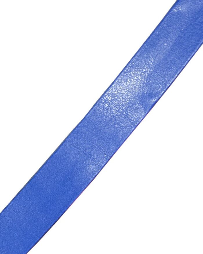 Banda bie imitatie de piele 20 mm - 011-albastru - imagine 1