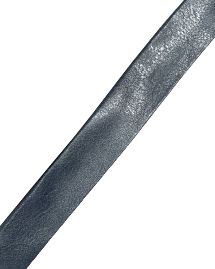 Banda bie imitatie de piele 20 mm - 014-albastru-inchis - imagine 1