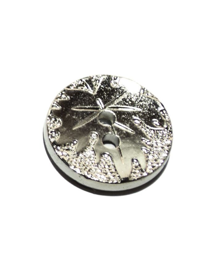 Nasturi metalizati cu model argintii Ø42 - NA92-ag - imagine 1