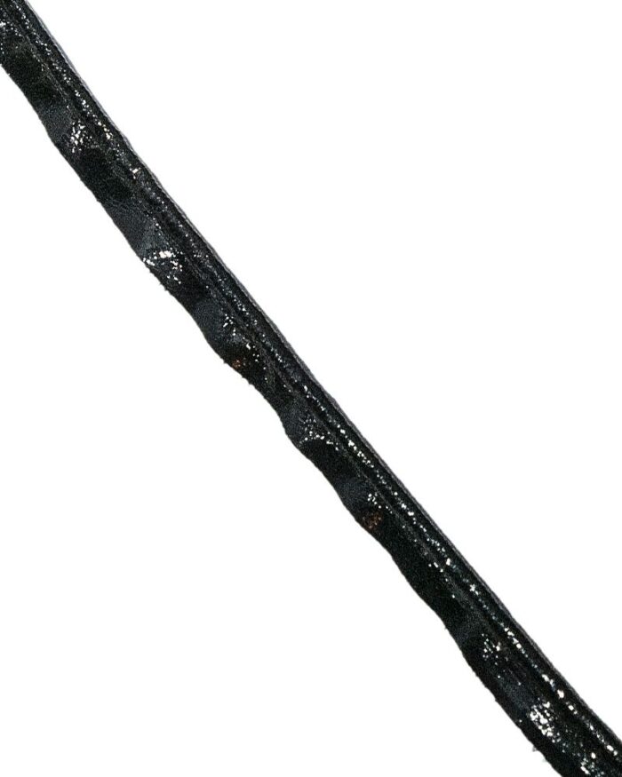 Banda vipusca imitatie de piele - 313-negru-lucios - imagine 1