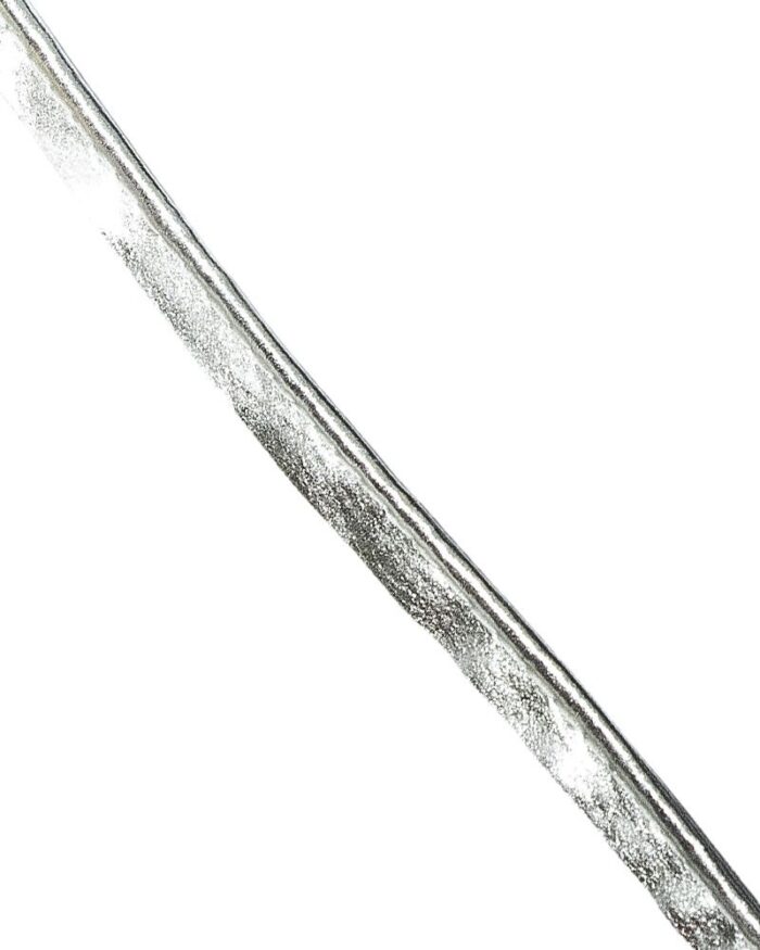 Banda vipusca imitatie de piele - 321-argintiu-lucios - imagine 1