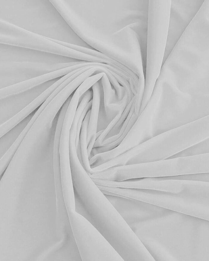 material catifea elastica 1,5m premium - 133-gri-argintiu - imagine 1