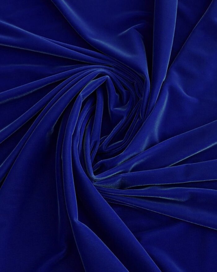 material catifea elastica 1,5m premium - 44-albastru - imagine 1