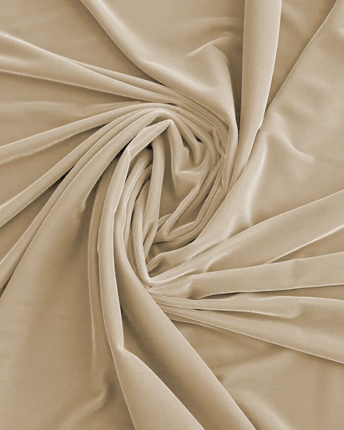 material catifea elastica 1,5m Lux - 62-bej - imagine 1