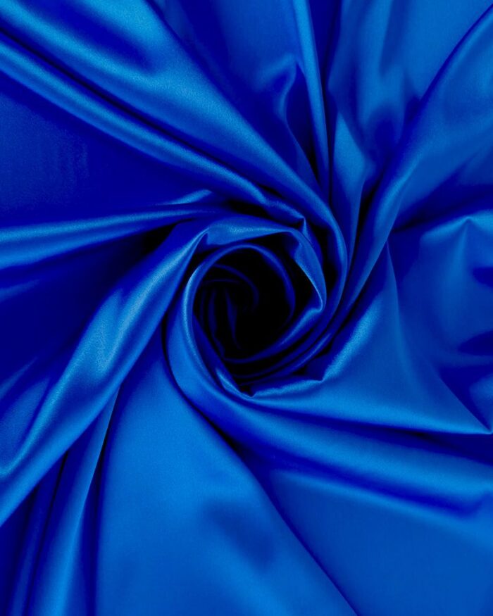 Material textil matase satinata 1,5m - 44-albastru - imagine 1