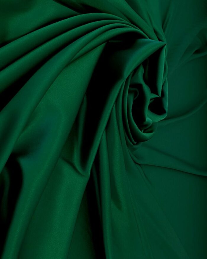 Material textil matase satinata 1,5m - 92-verde-tuborg - imagine 1