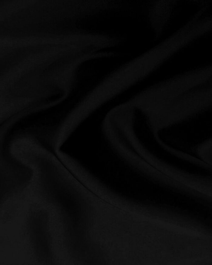 Material textil satin cu elastan 1,5m - 54-negru - imagine 1
