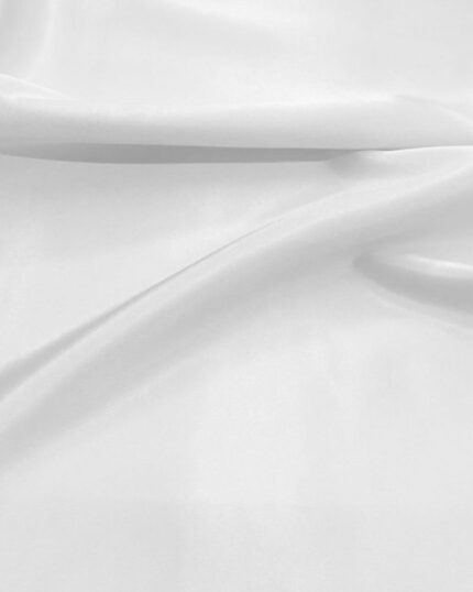 Material textil satin elastic 1,5m - 1-alb