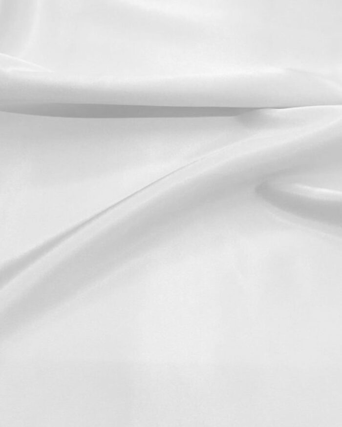 Material textil satin elastic 1,5m - 1-alb - imagine 1