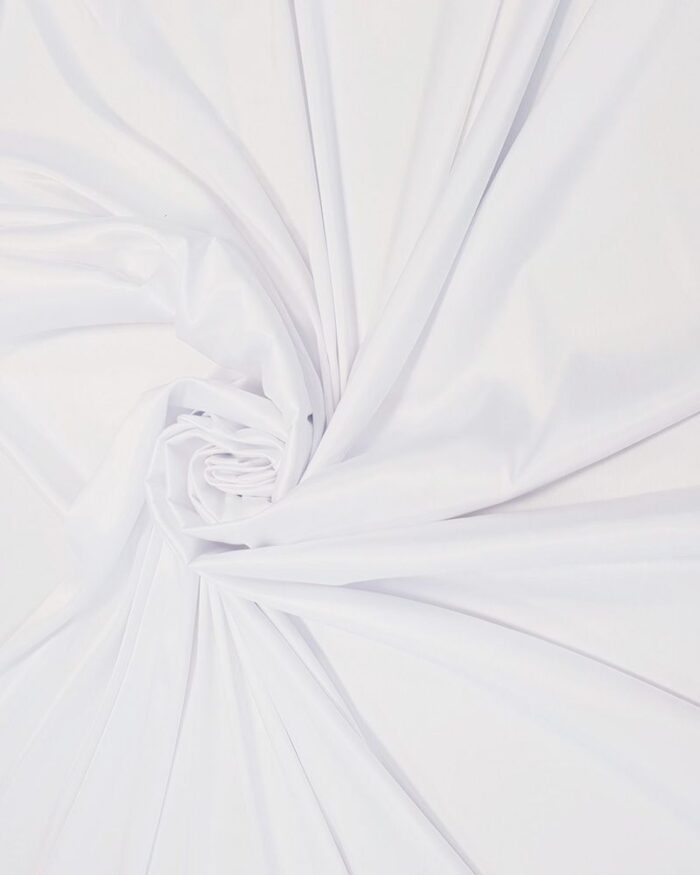 Material textil tafta elastica 1,5m - 1-alb - imagine 1