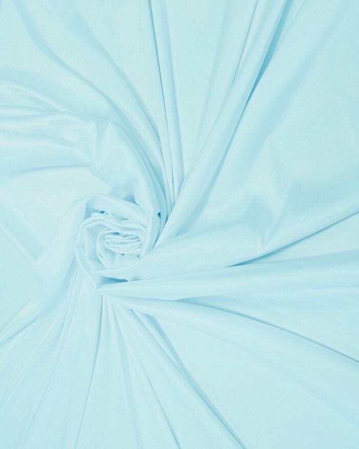 Material textil tafta elastica 1,5m - Aqua bleo - imagine 1