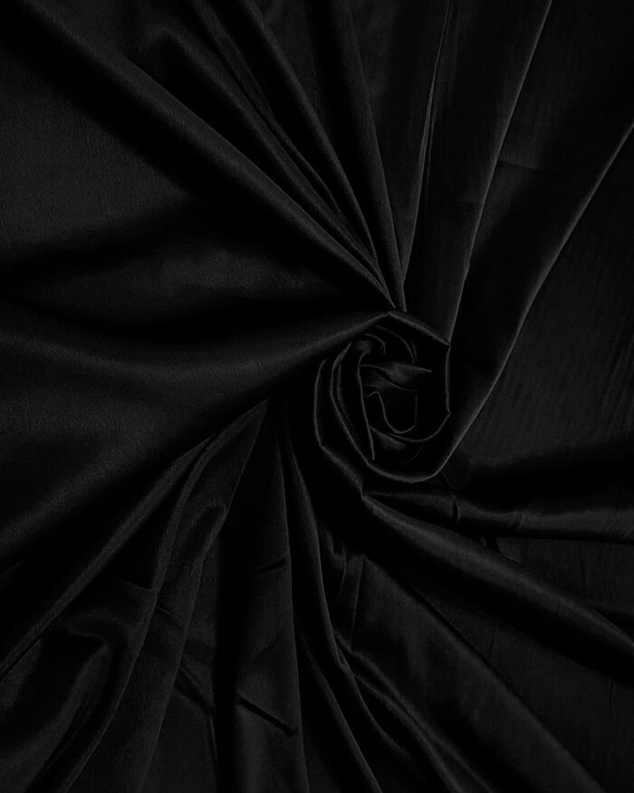 Material textil tafta elastica 1,5m - 54-negru - imagine 1