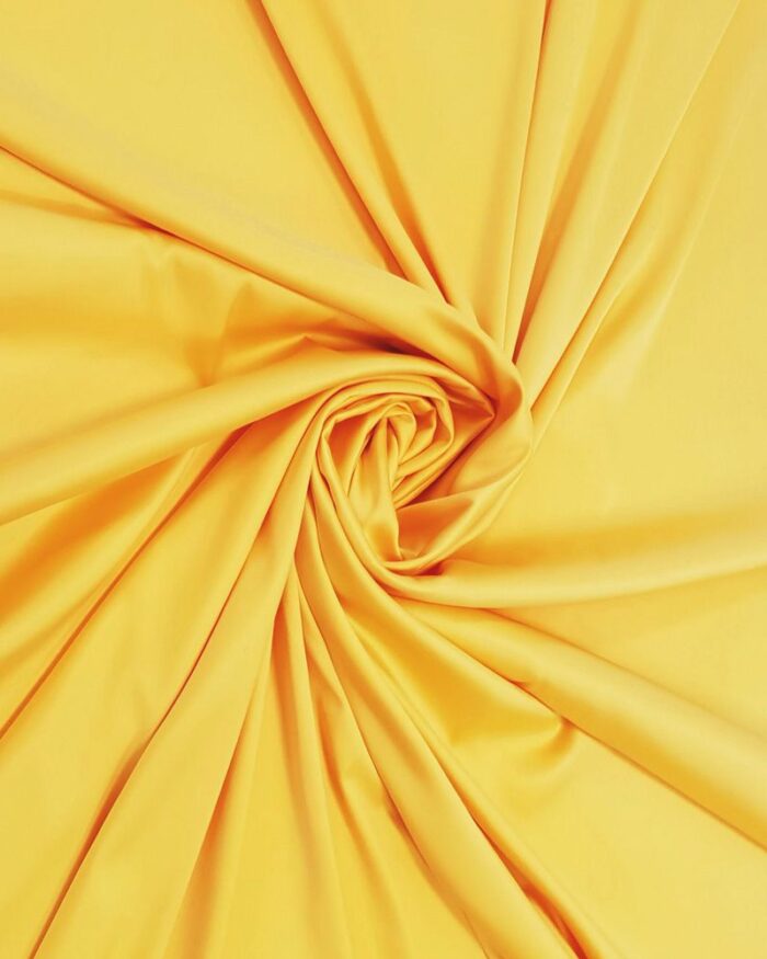 Material textil tafta elastica 1,5m - 77-galben - imagine 1
