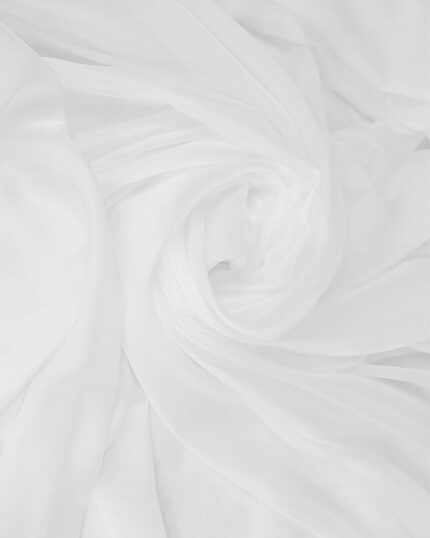 Material textil voal 1,5m - 1-alb