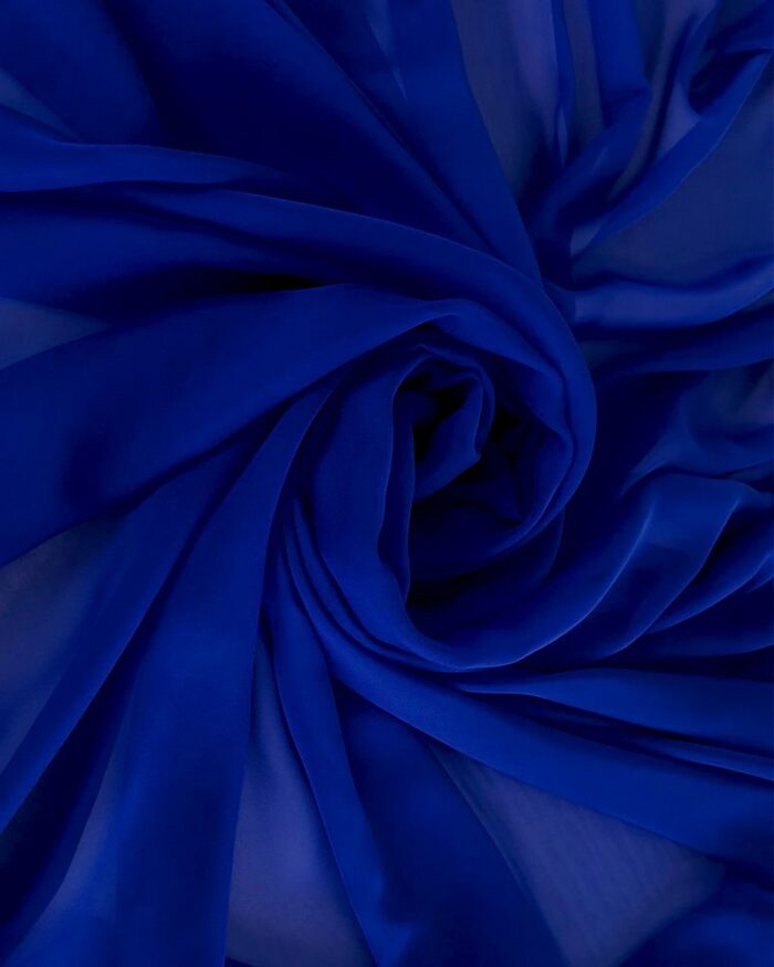 Material textil voal 1,5m - 137-albastru - imagine 1