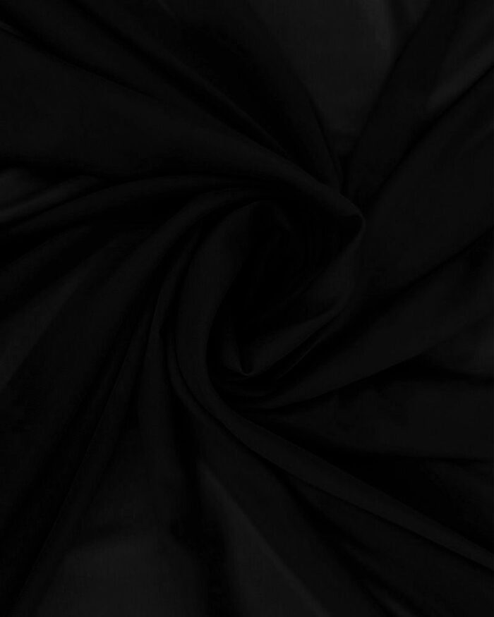 Material textil voal 1,5m - 54-negru - imagine 1