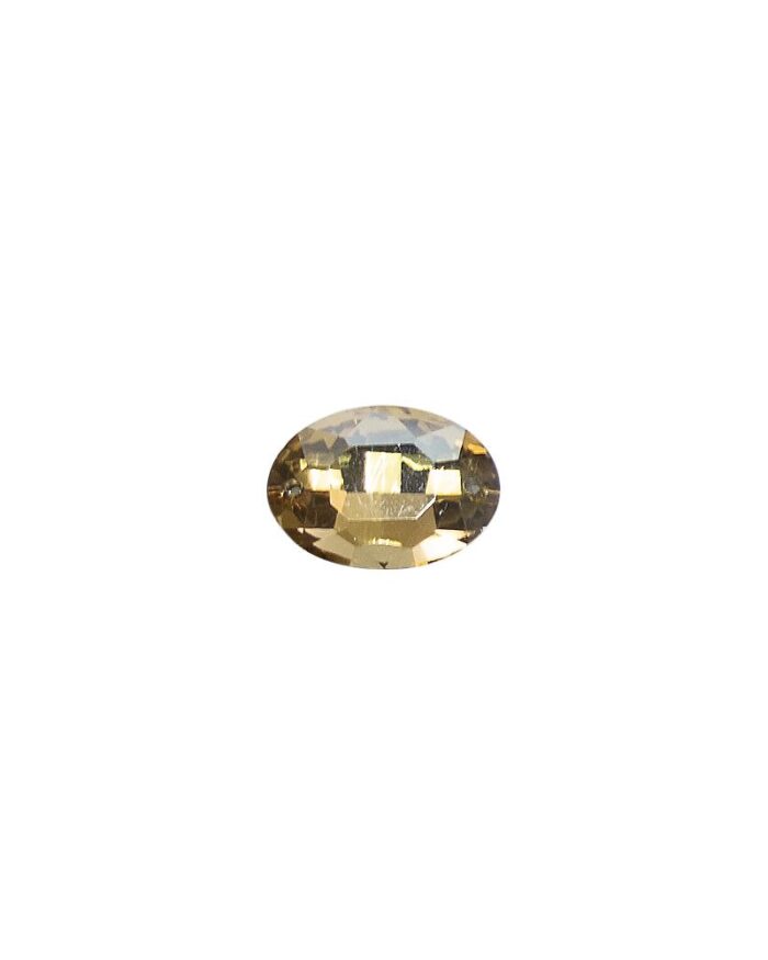 Pietre de sticla pentru cusut ovale Sampanie - cristal_2,5cm Pietre de sticla pentru cusut ovale Sampanie - cristal - ovale-Sampanie-25mm - imagine 1