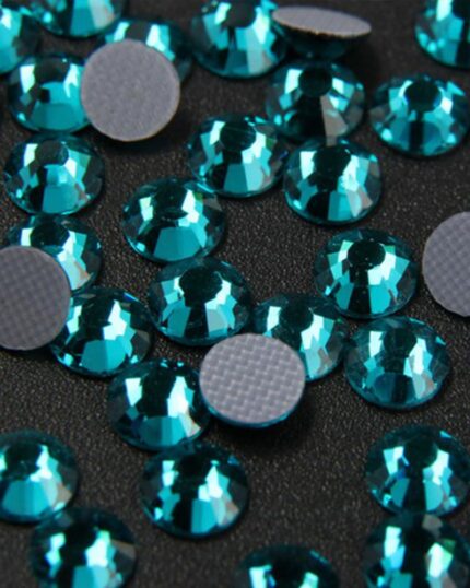 Pietre din sticla tip Swarovski ss30 - 111-blue-zircon