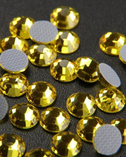 Pietre din sticla tip Swarovski ss20 - 119-citrine