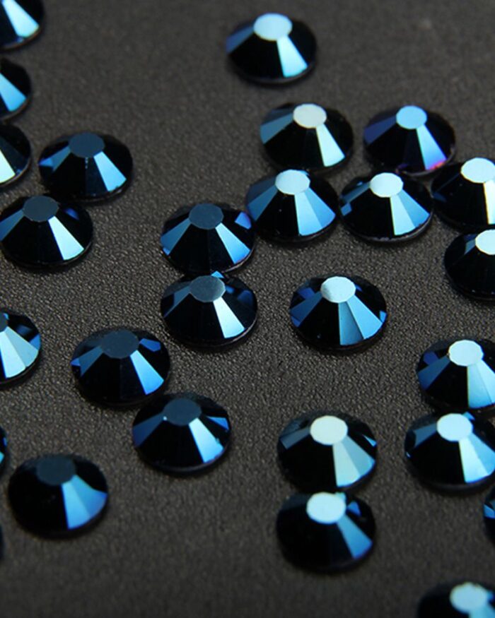 Pietre din sticla tip Swarovski ss20 - 217-metallic-blue - imagine 1