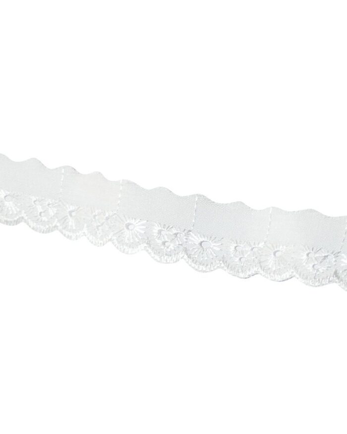 dantela bumbac-25mm_BB201-alb dantela bumbac-25mm - BB201-alb - imagine 1