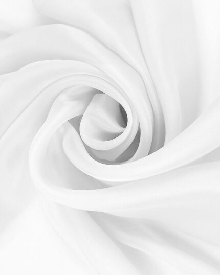 Material textil organza 1,5m - 1-alb