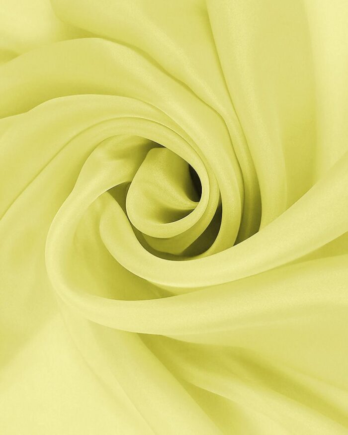 Material textil organza 1,5m - 21-galben - imagine 1