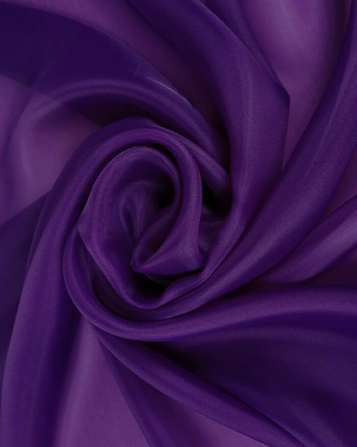 Material textil organza 1,5m - 60-mov - imagine 1